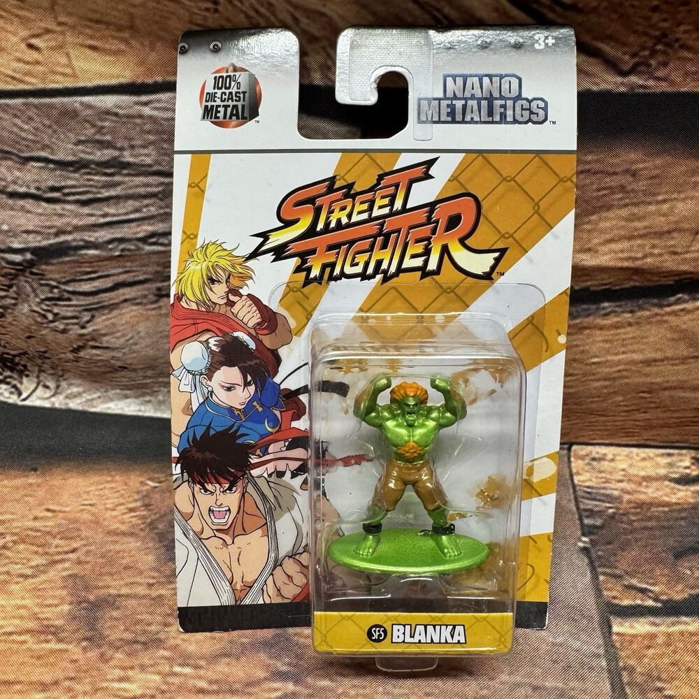 Jada Toys Nano Metalfigs Street Fighter Blanka Die-Cast Game Figure SF5 Capcom